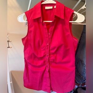 Pretty pink collared top!!